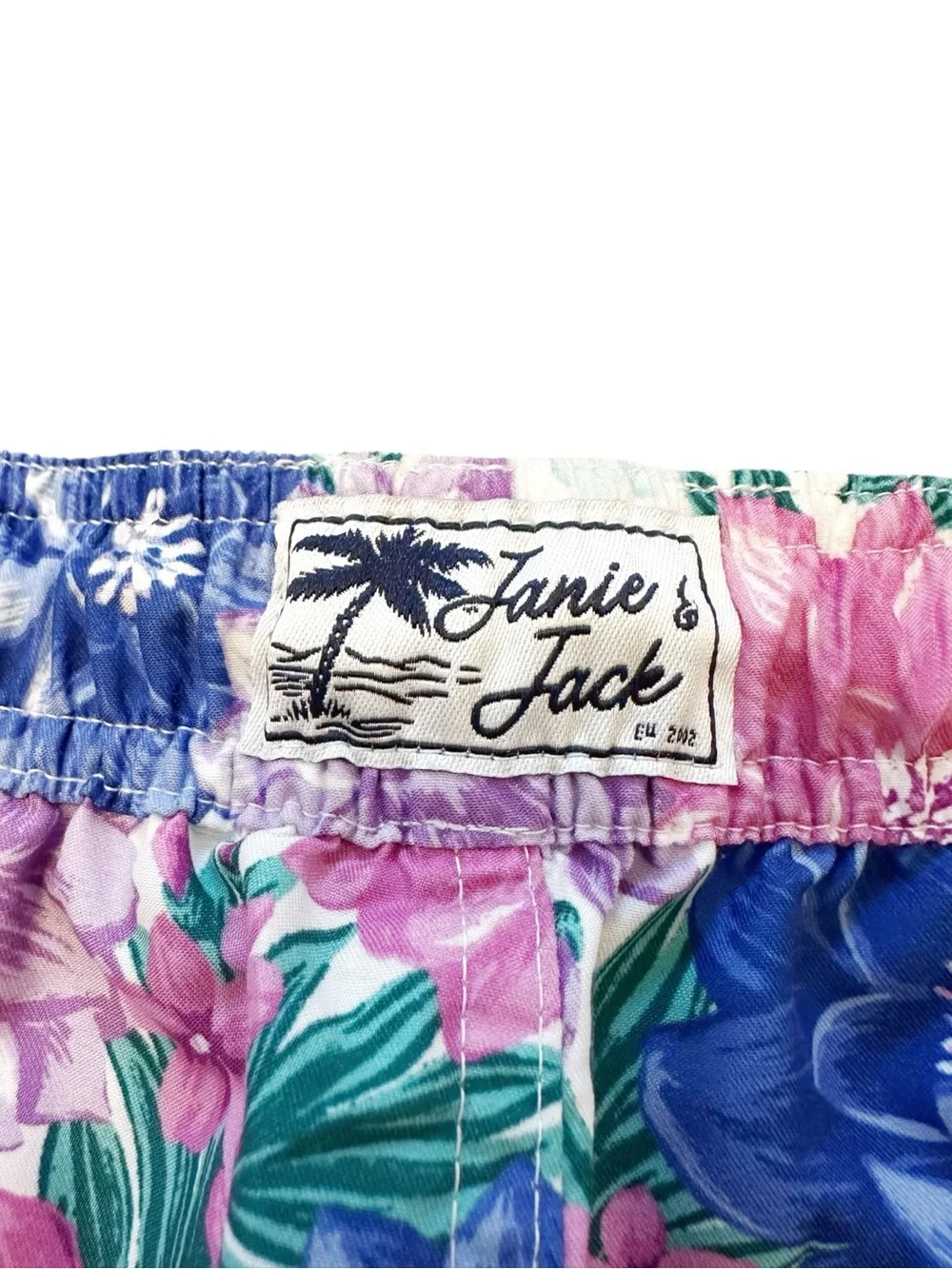 Janie and Jack | Floral Print Swim Short (5)